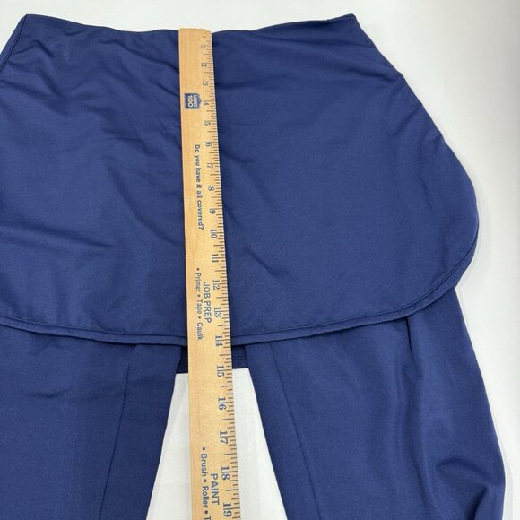 Sonic Slimmers Kathleen Kirkwood Athletic 2 In 1 Skirt Leggings L Blue Sporty - Picture 8 of 10